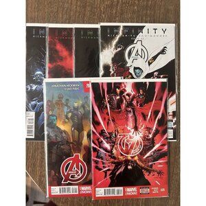 Lot Of 6 Avengers Infinity Marvel Comic Books #18, 19, 21, 23 And 20, 24